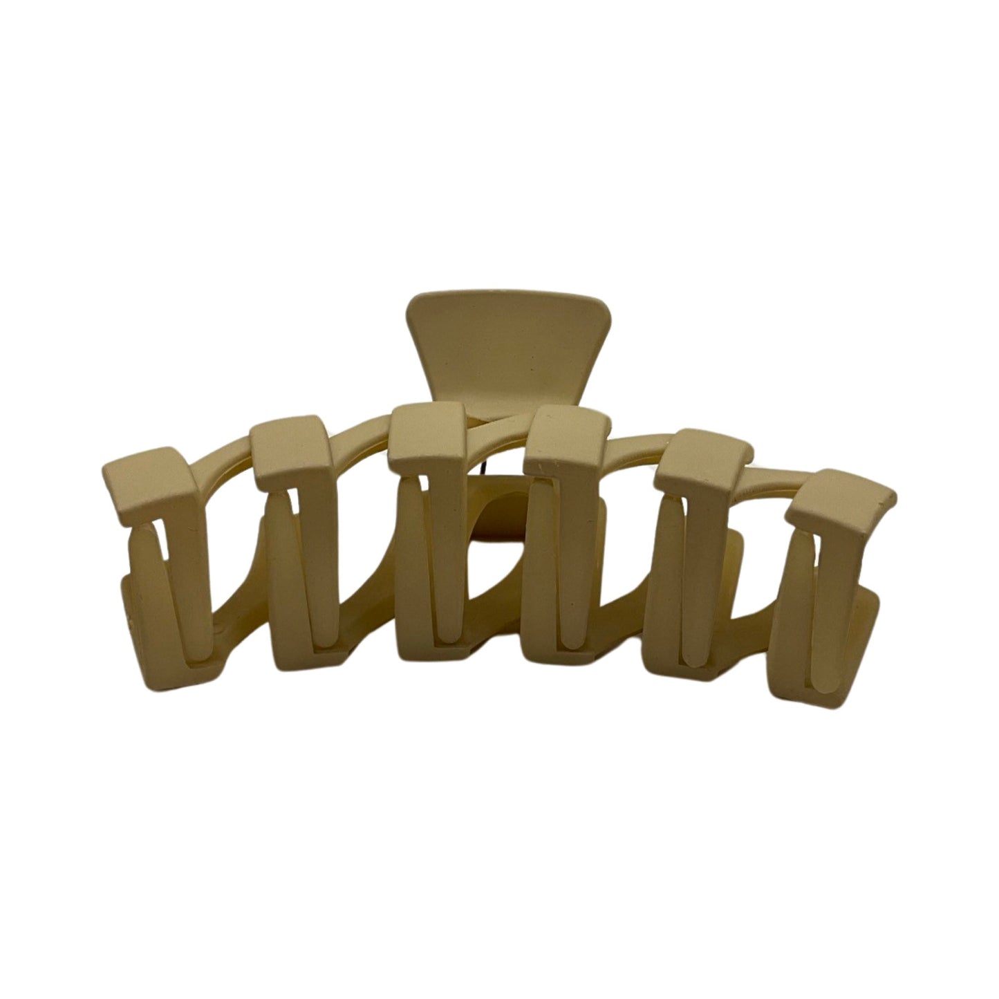 Hårklemme Zigzag Design Beige| MAS SELECTION