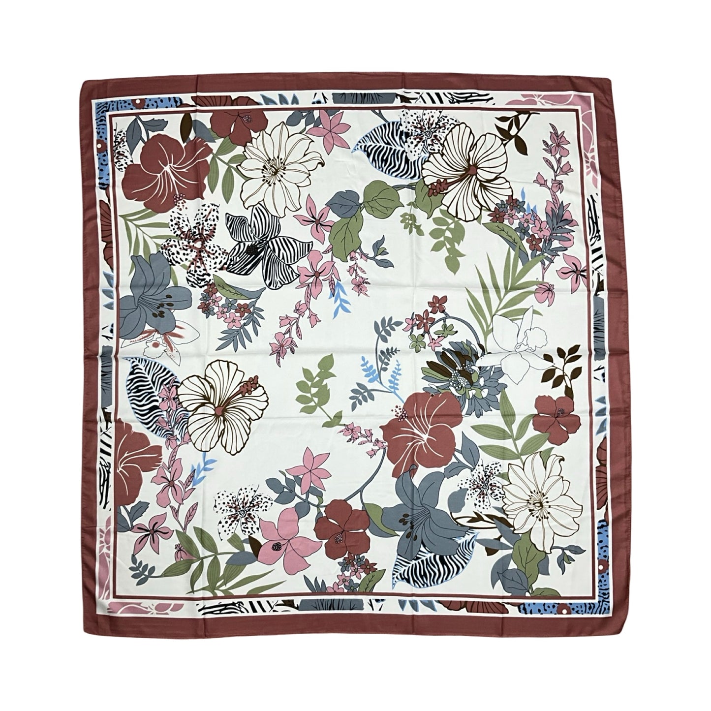 Antonella satin tørklæde i lyserød