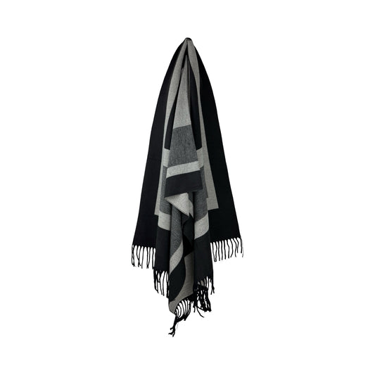 Vinterblød Tørklæde Sort | MAS SELECTION