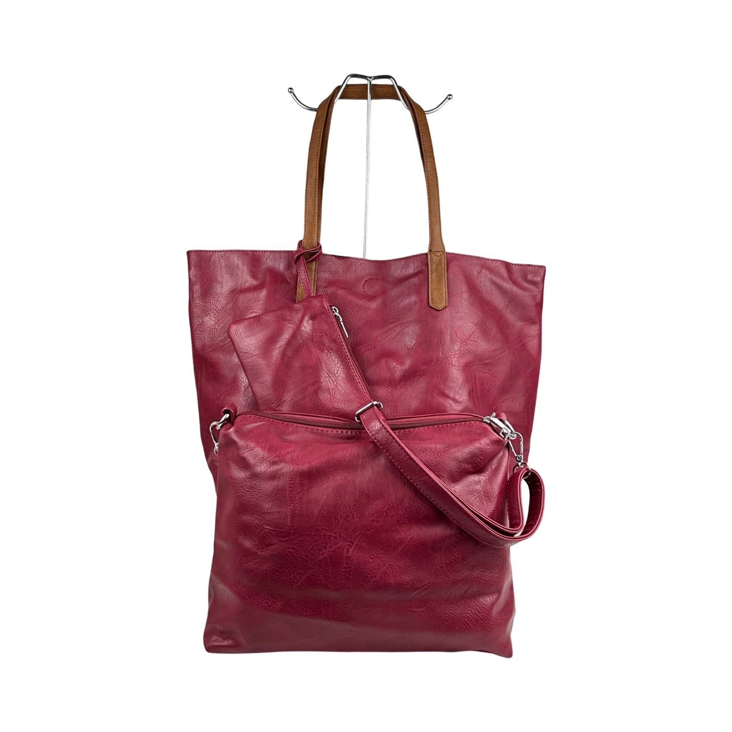 Veronica 3 i 1 Shopper Rød