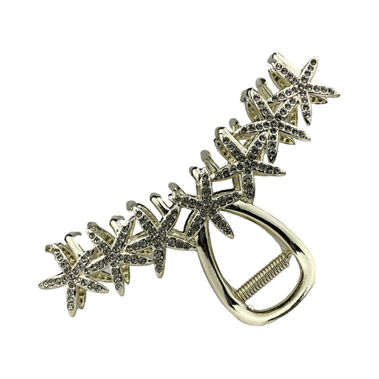 Guld Metal Hårklemme med Stjerner | MAS SELECTION