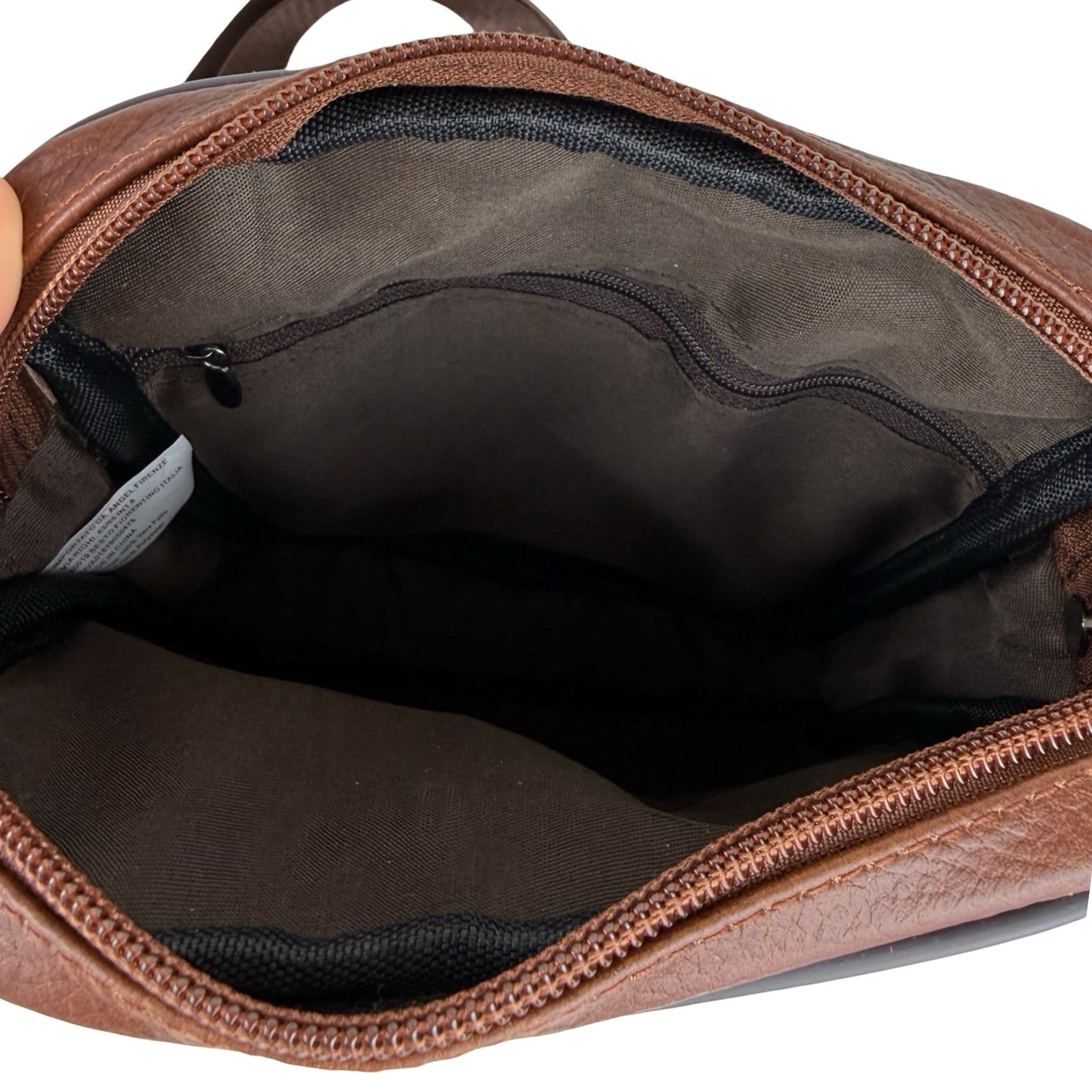 Læder Skuldertaske i Brun