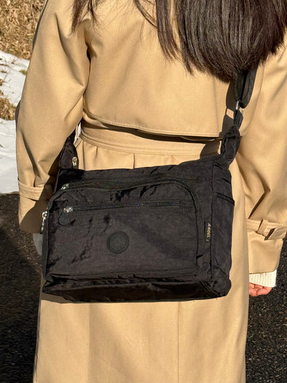 MS Klassisk Skuldertaske i Khaki | MAS SELECTION