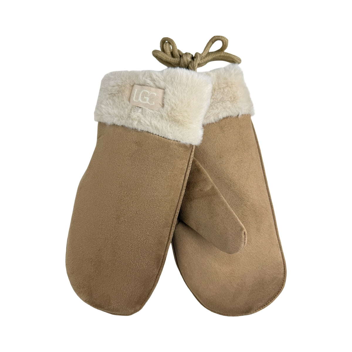 Varme Luffer i Ruskindslook Khaki