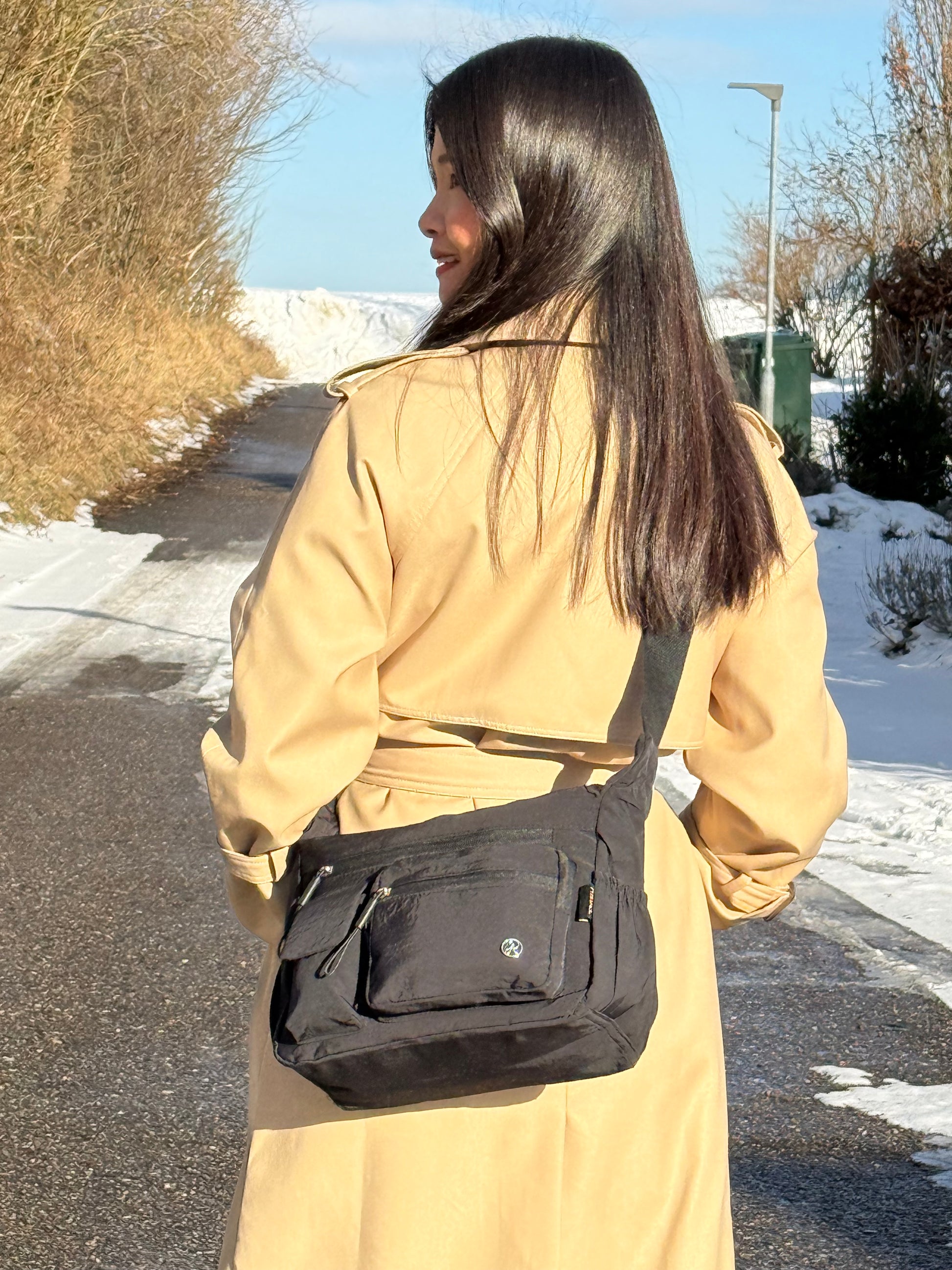 Amelie Skuldertaske i Lyseblå | MAS SELECTION