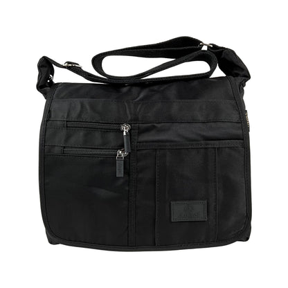 Forsidebillede af MS Funktionel Skuldertaske – Crossbody Taske i Sort | Praktisk og Stilren Dametaske