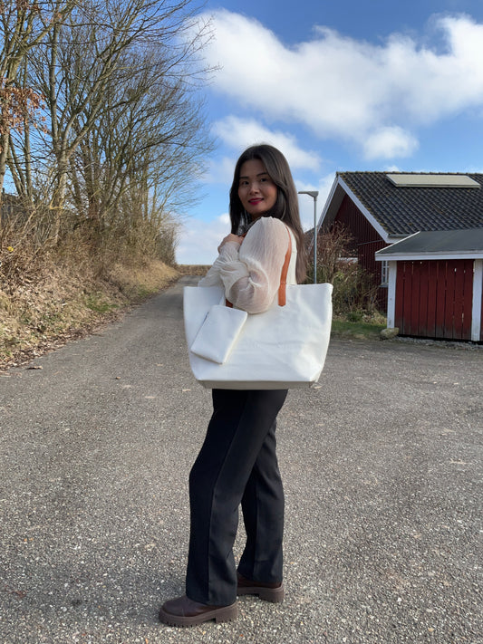 Veronica 3 i 1 Shopper Hvid