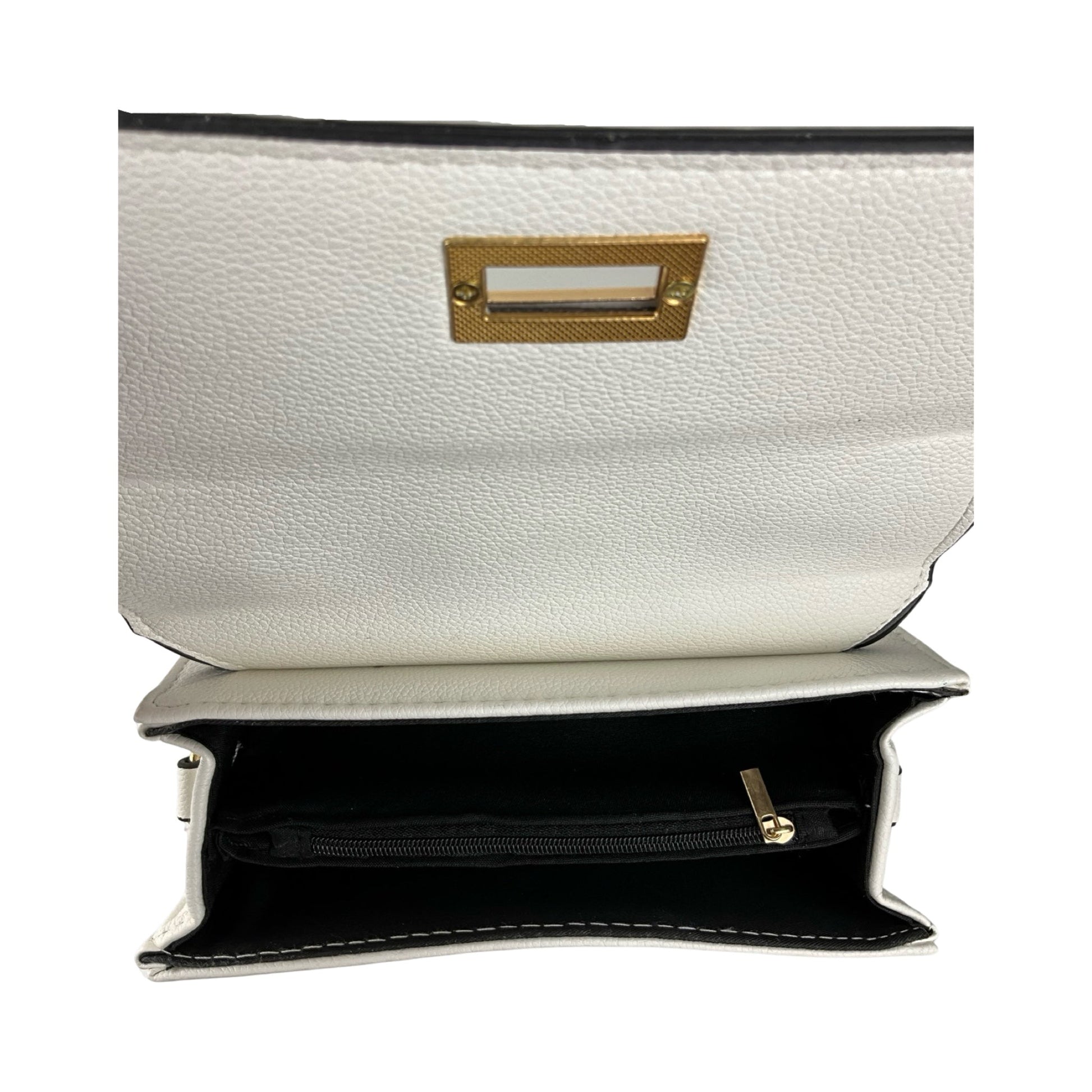 Vittoria crossbody-minitaske hvid| MAS SELECTION