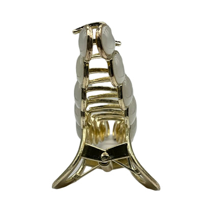 Hvid Sten Hårklemme i Metal| MAS SELECTION