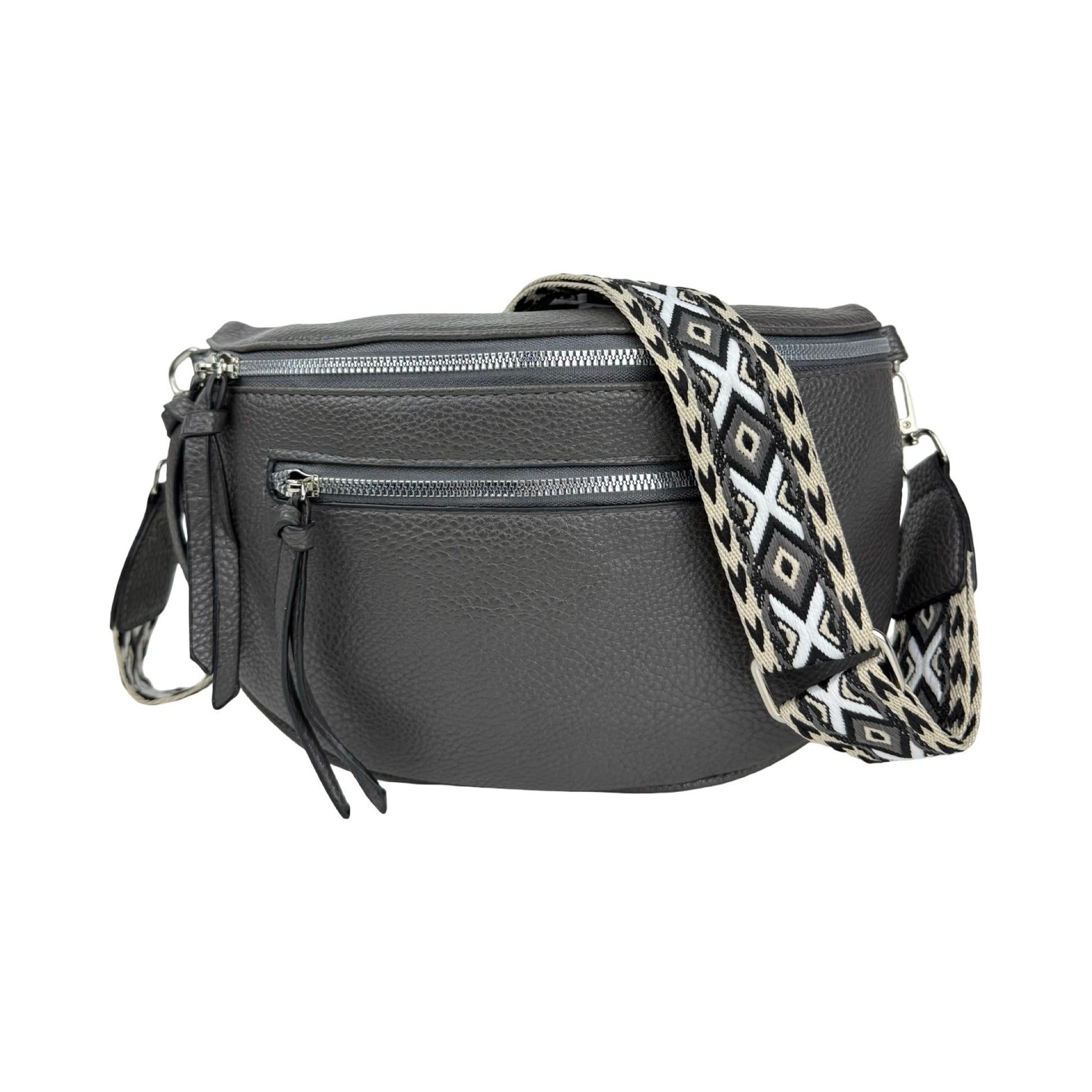 MAS SELECTION MS Bumbag med rem forside i grå