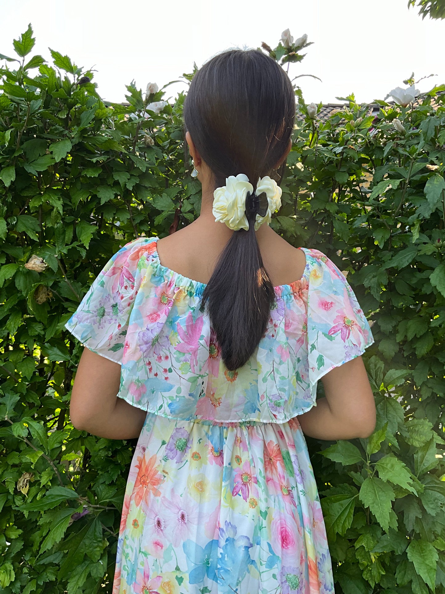 Blomsterhårklemmme creme| MAS SELECTION
