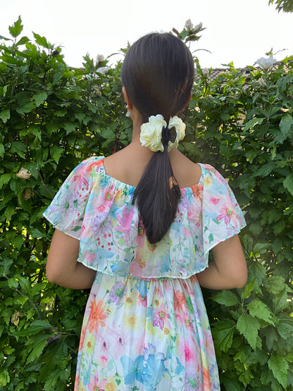Blomsterhårklemmme creme| MAS SELECTION