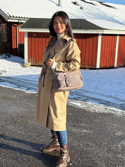 Amelie Skuldertaske i Lilla | MAS SELECTION