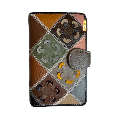 Mellemstor Damepung i Ægte Læder