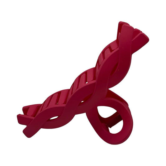 Hårklemme Crossover Design Rød