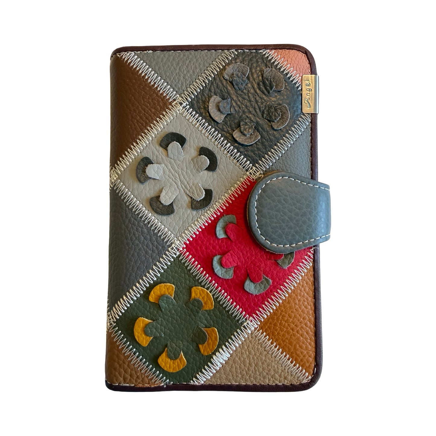 Mellemstor Damepung i Ægte Læder