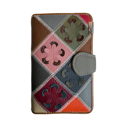 Mellemstor Damepung i Ægte Læder