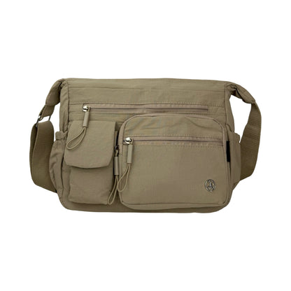 Amelie Skuldertaske i Kakhi | MAS SELECTION