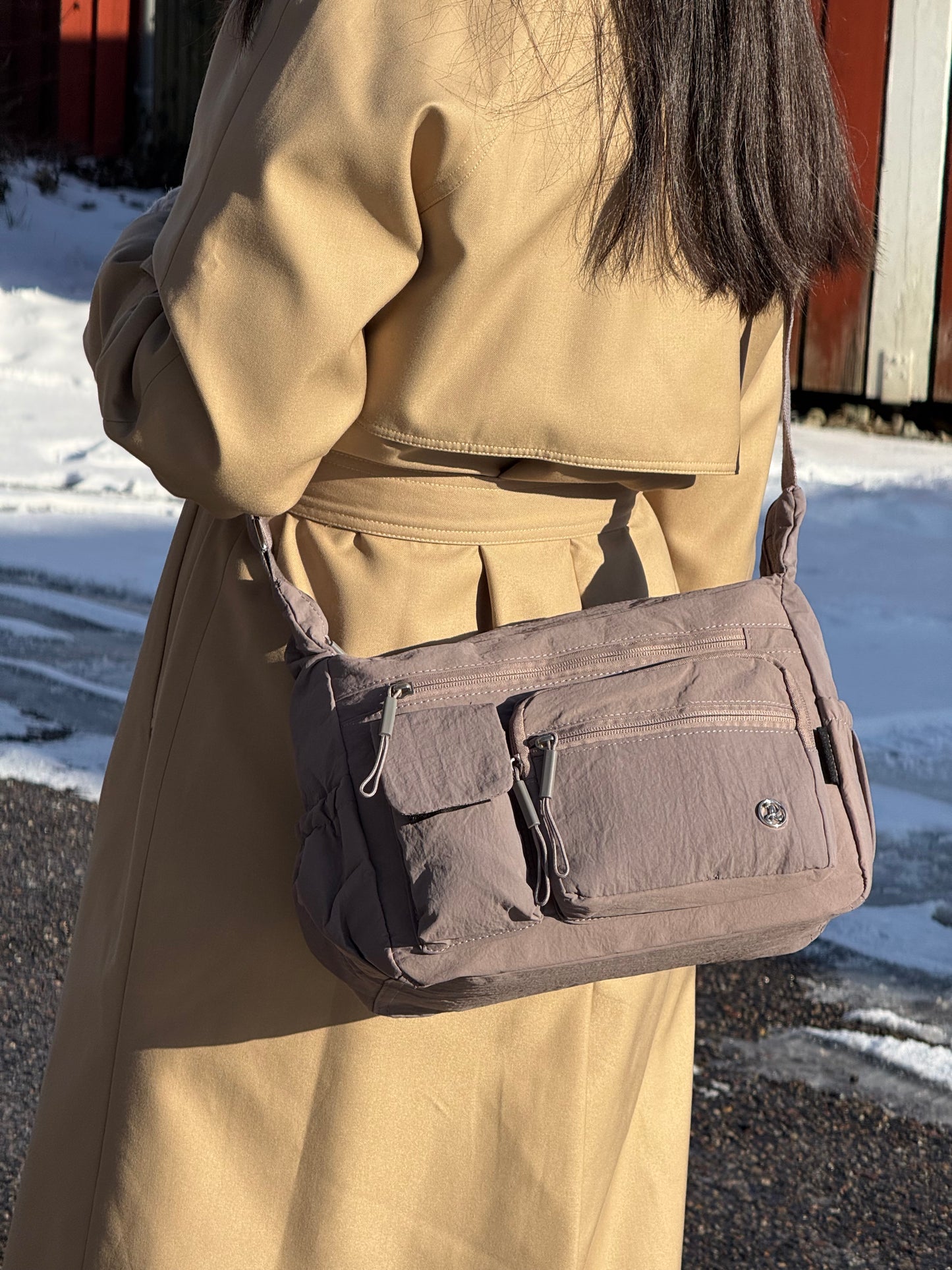 Amelie Skuldertaske i Lilla | MAS SELECTION