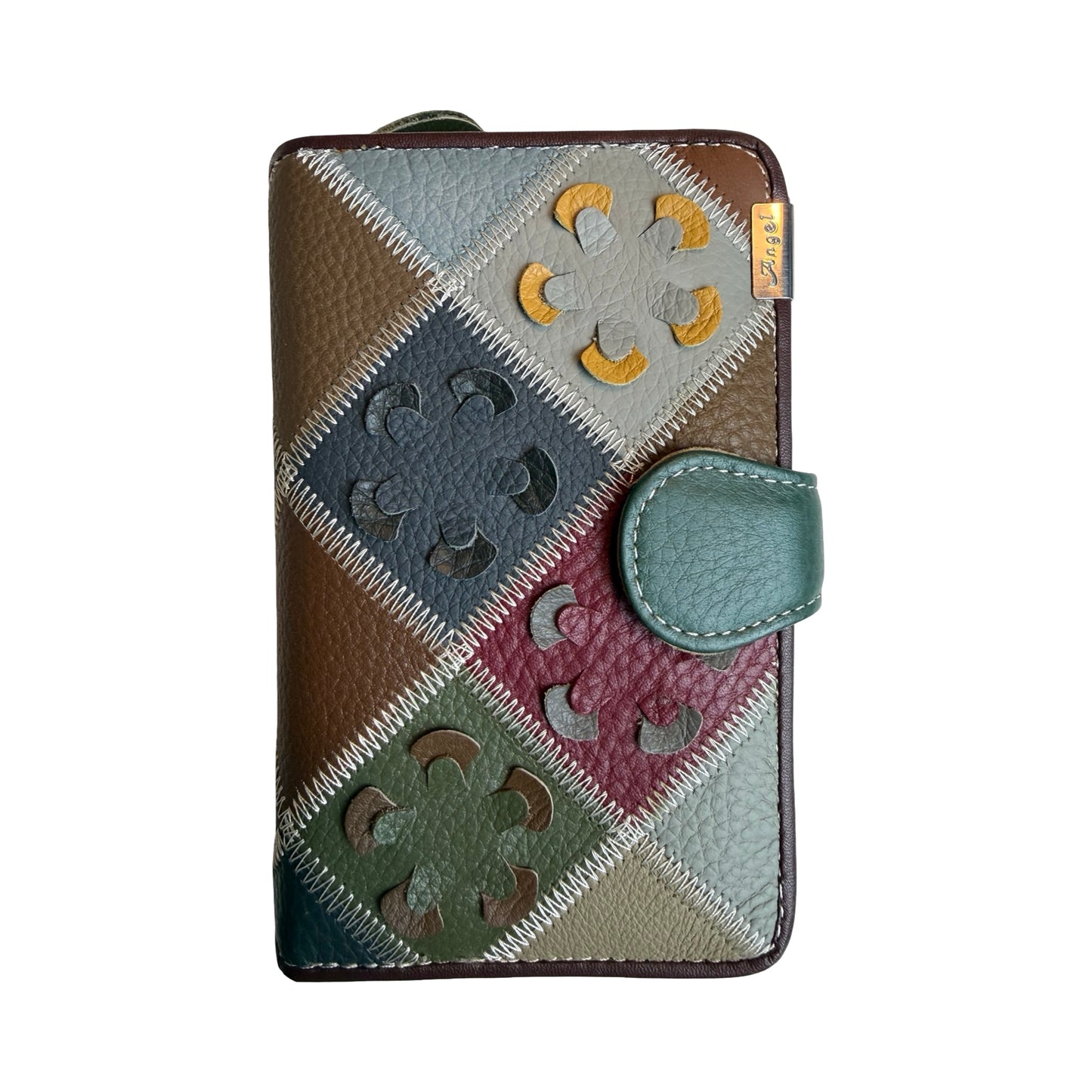 Mellemstor Damepung i Ægte Læder