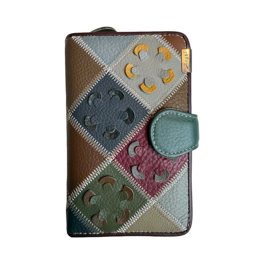 Mellemstor Damepung i Ægte Læder