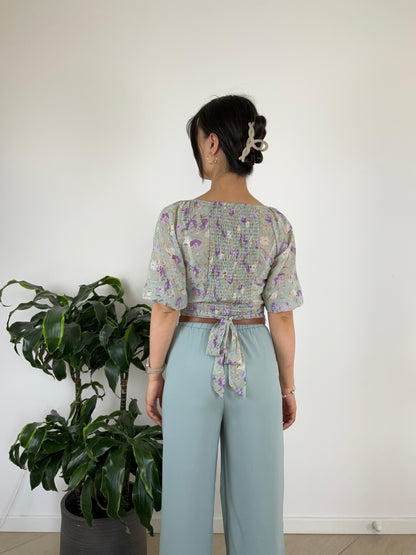 Hårklemme Crossover Design Rød