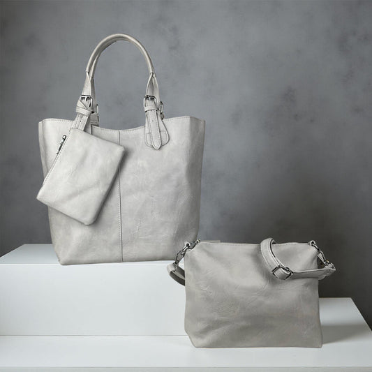 Elisa 3 i 1 Shopper Lysegrå