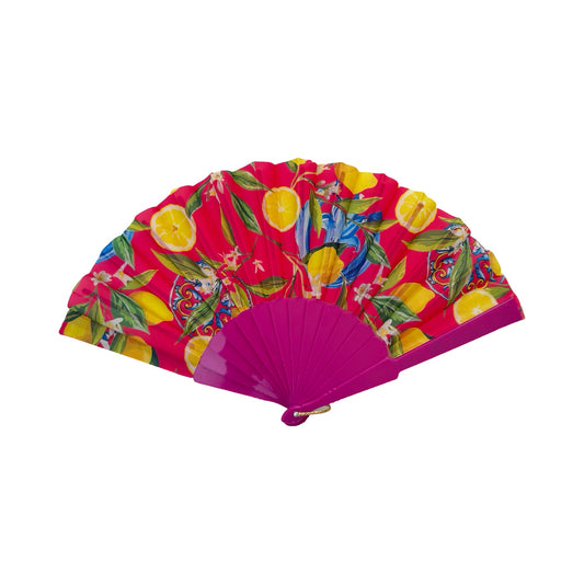 Citronmønstervifte i Fuchsia