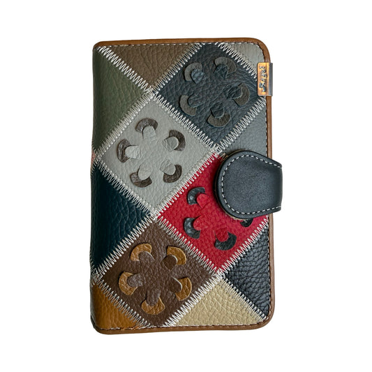 Mellemstor Damepung i Ægte Læder