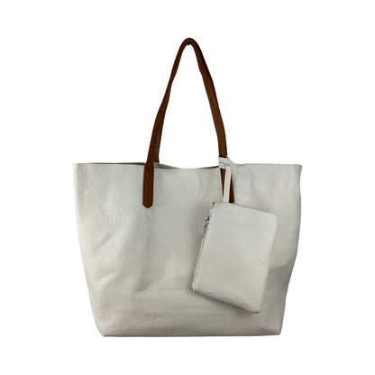 Veronica 3 i 1 shopper dametaske i sort set forfra med clutch