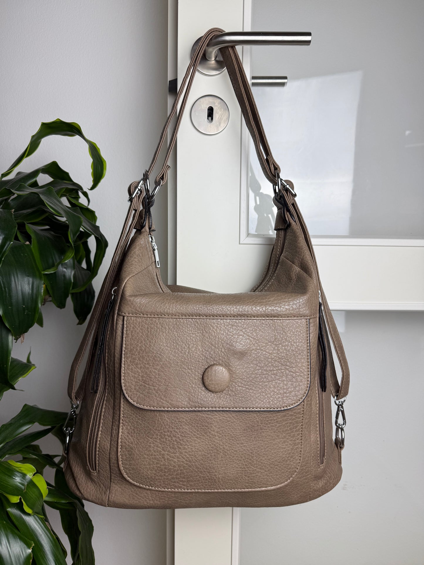 Multifunktionel Rygsæk og Skuldertaske Khaki