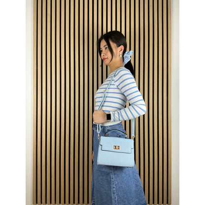 Vittoria crossbody-minitaske hvid| MAS SELECTION