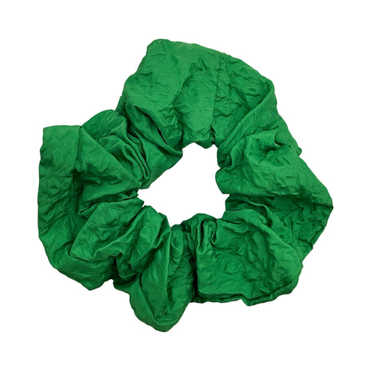 Ensfarvet Scrunchie Grøn| MAS SELECTION