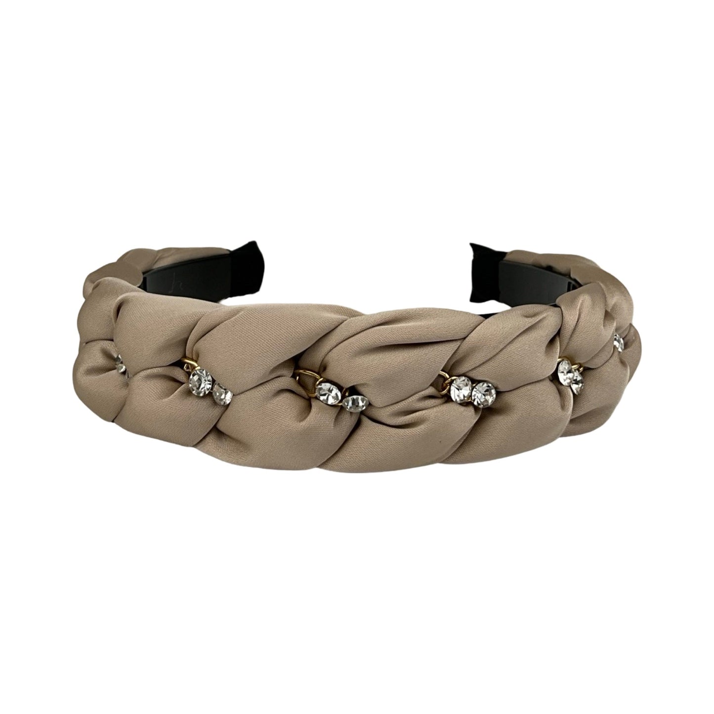 Hårbøjle med Diamant Beige| MAS SELECTION