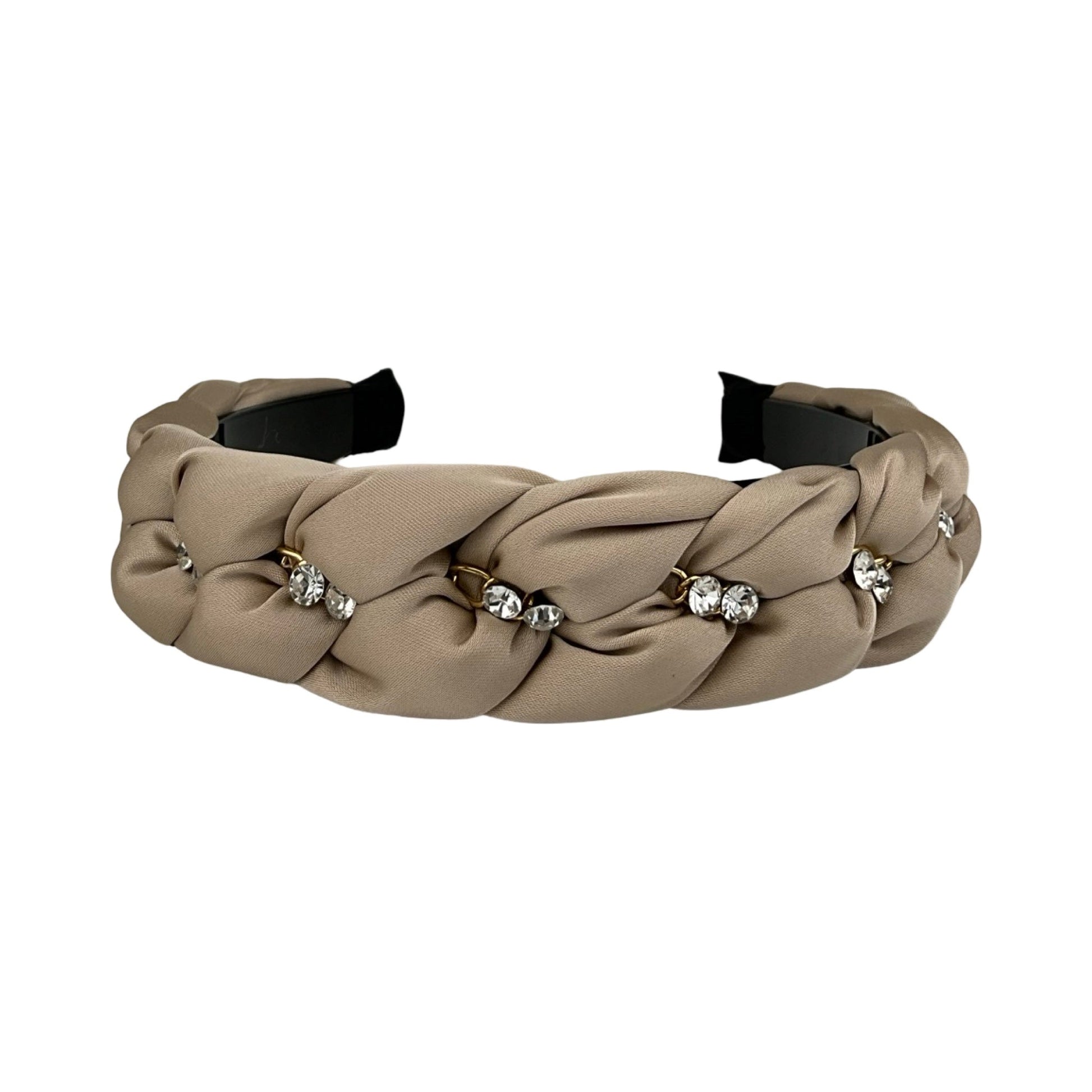 Hårbøjle med Diamant Beige| MAS SELECTION