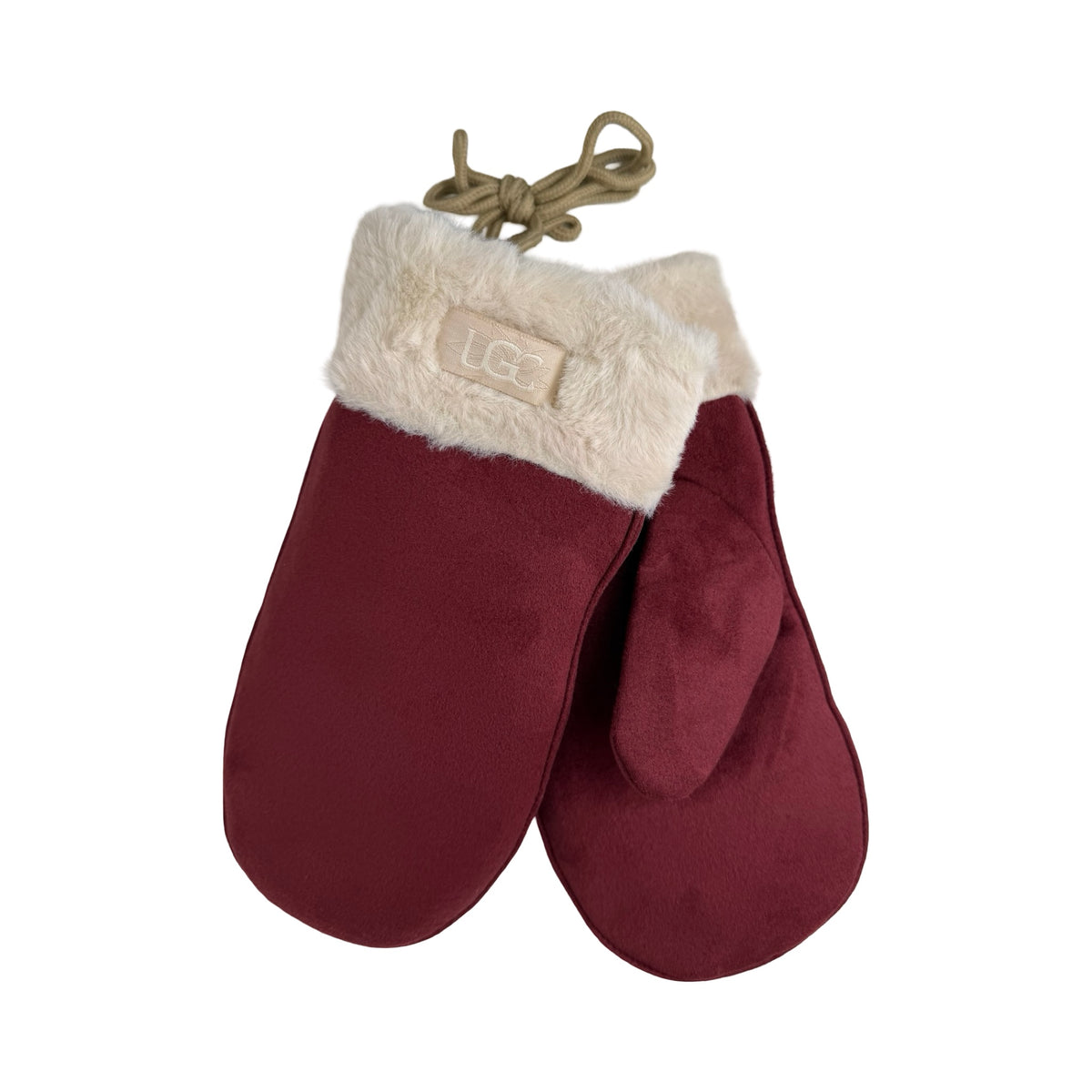 Varme Luffer i Ruskindslook Bordeaux