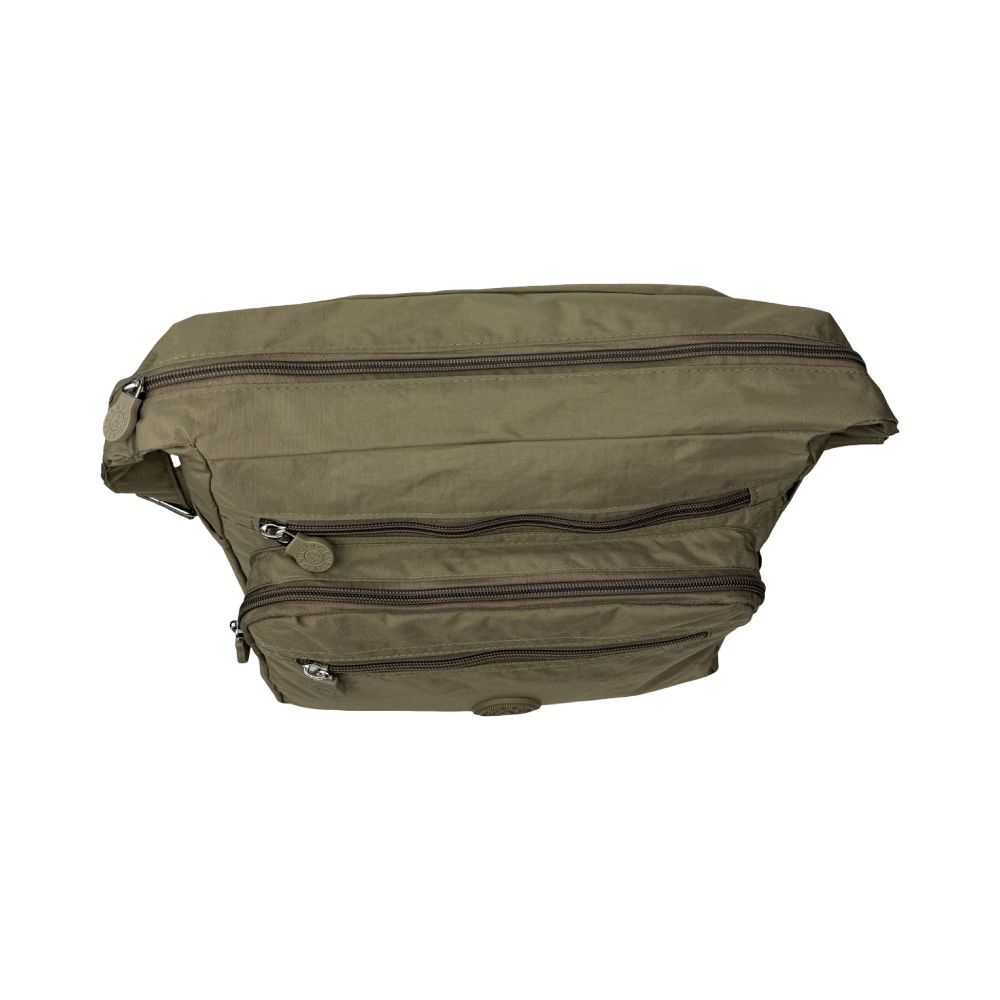 MS Klassisk Skuldertaske i Khaki | MAS SELECTION