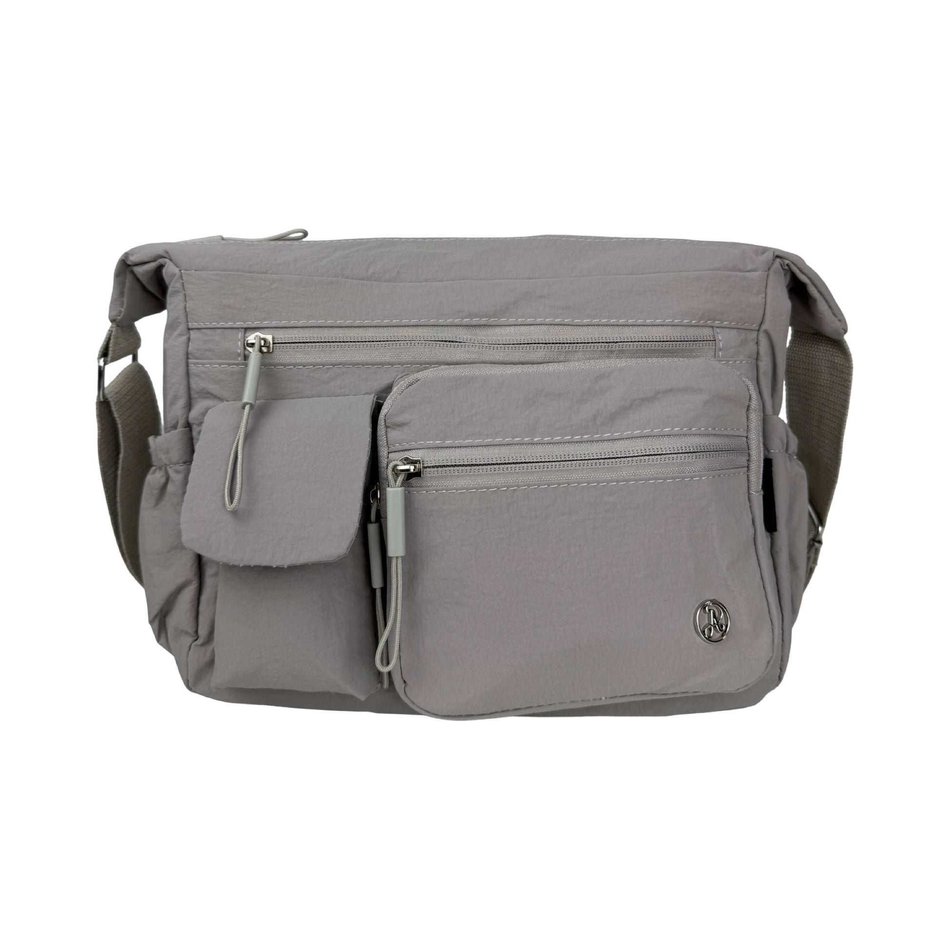 Amelie Skuldertaske i Lysegrå | MAS SELECTION