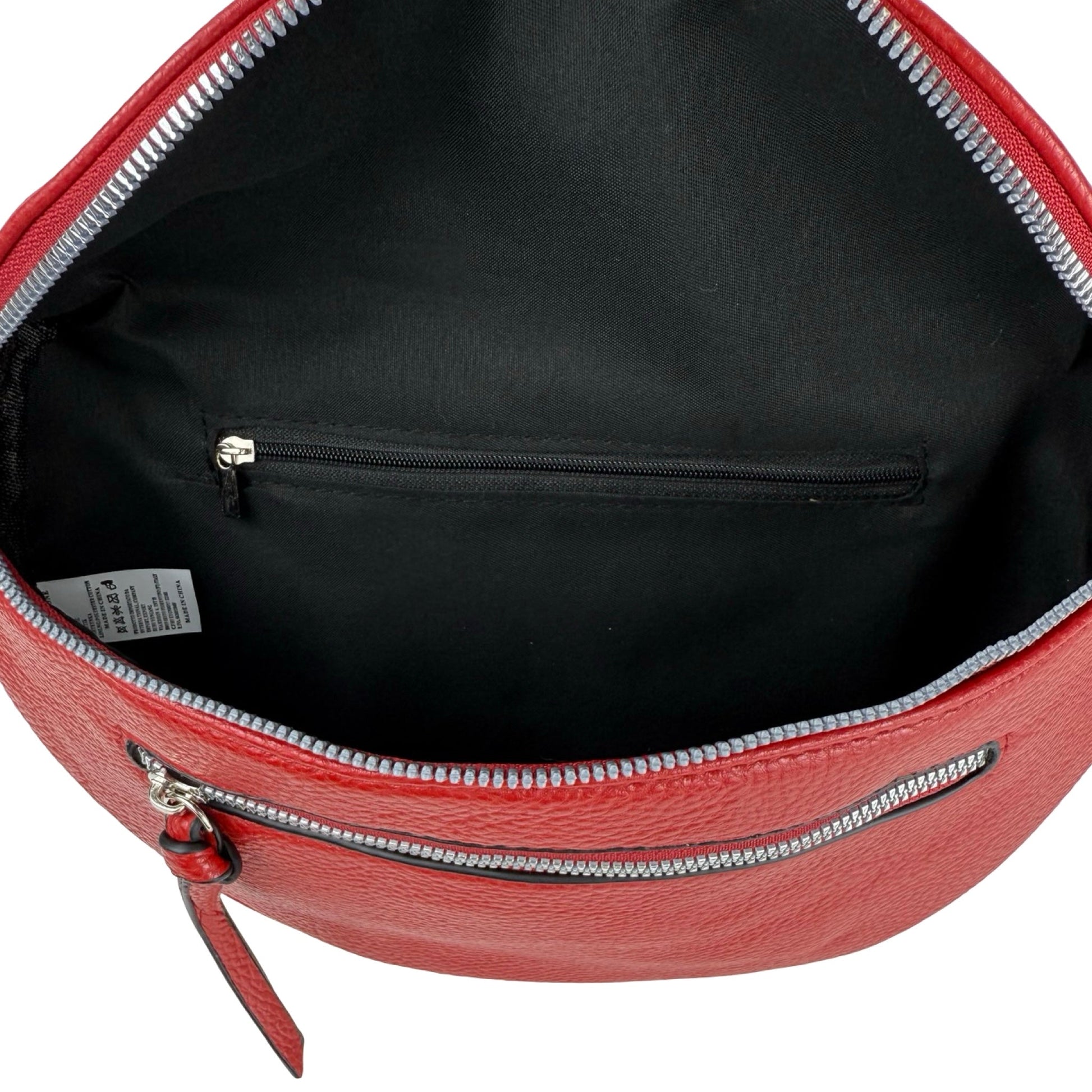 MAS SELECTION MS Bumbag åben inderside i rød