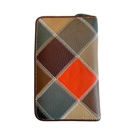 Mellemstor Damepung i Ægte Læder