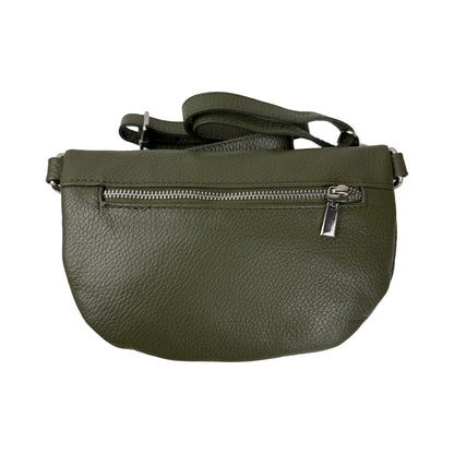 Bumbag i Italiensk Læder Olivengrøn | MAS SELECTION