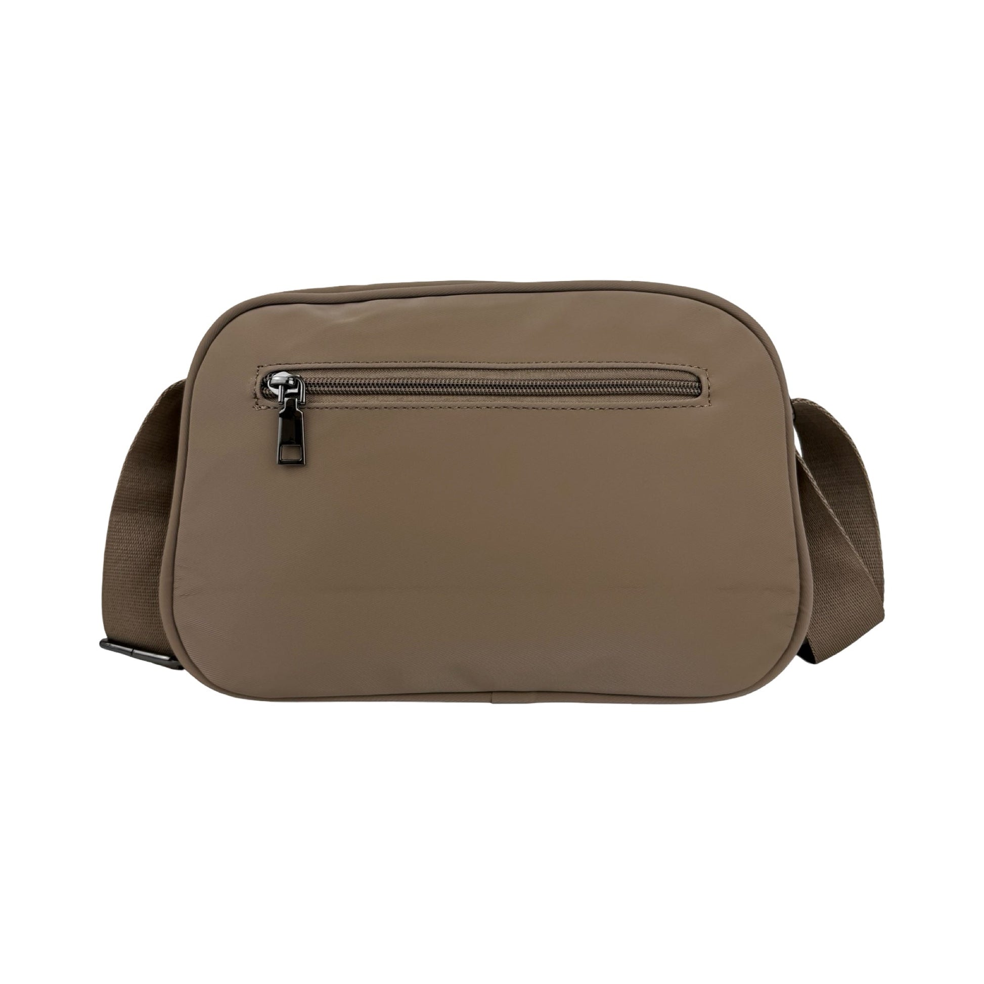 Katrine Skuldertaske Khaki – bagside af tasken fra MAS SELECTION.