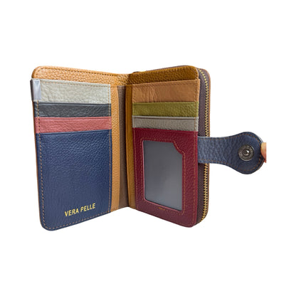 Mellemstor Damepung i Ægte Læder