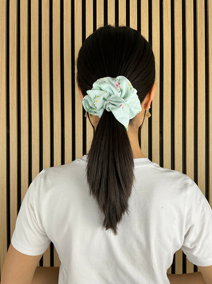 Blomsterscrunchie Grøn| MAS SELECTION