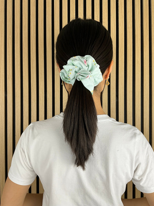 Blomsterscrunchie Grøn| MAS SELECTION