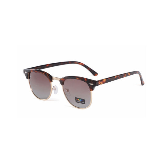 Leopardmønstrede Solbriller med Brune Polariserede Glas