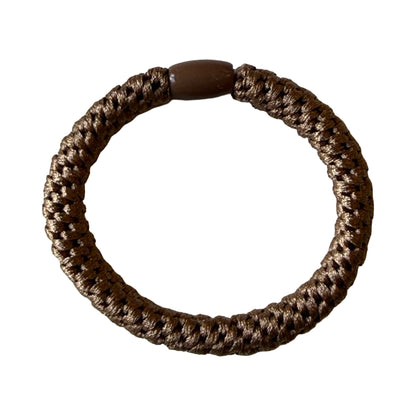Strikket hårelastik khaki