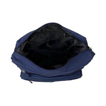 MS Klassisk Skuldertaske i Mørkeblå | MAS SELECTION