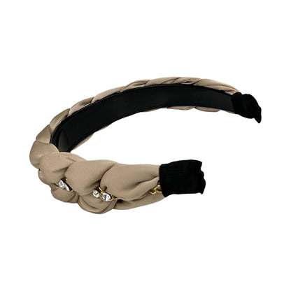Hårbøjle med Diamant Beige| MAS SELECTION