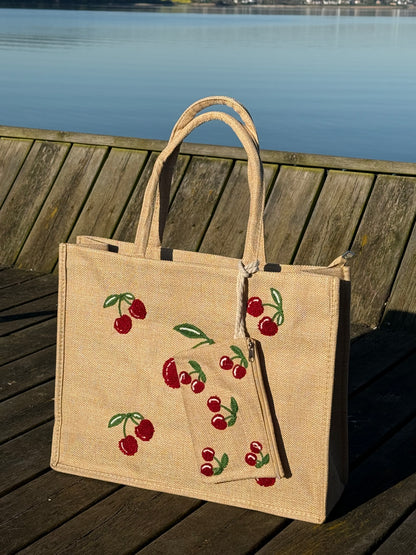 Kirsebær Shopper i Sand